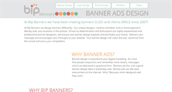 Desktop Screenshot of bipbanners.co.uk
